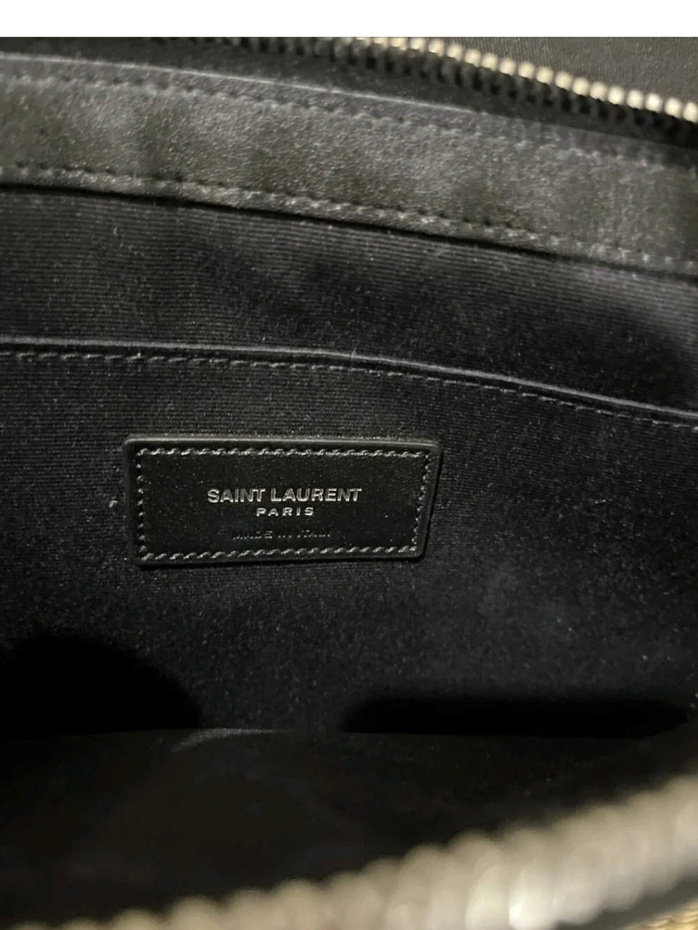 Saint Laurent Rive Gauche Raffia Pouch - Picture 9 of 11